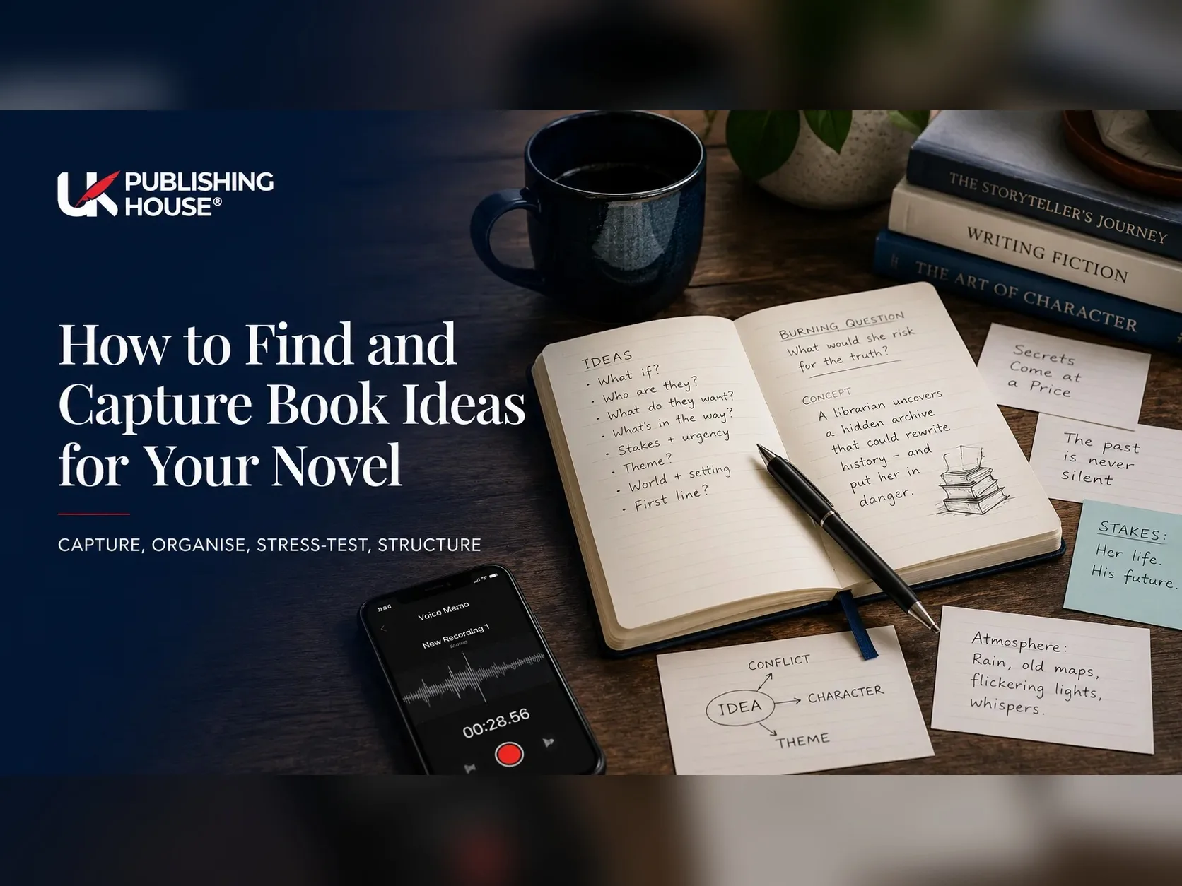 How to Find and Capture Book Ideas for Your Novel