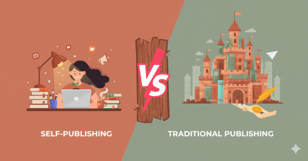 Traditional Publishing vs. Self-Publishing